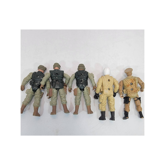 Soldier Military Force Army Men Action Figure Lot Of 5 Unbranded - Picture 7 of 7